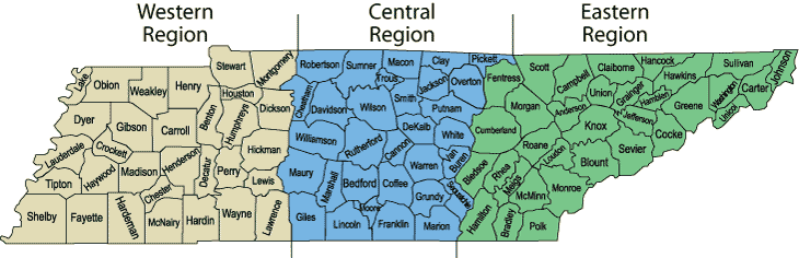 Counties In East Tennessee Map Office Locations, Departments And Centers | Agriculture And Natural  Resources