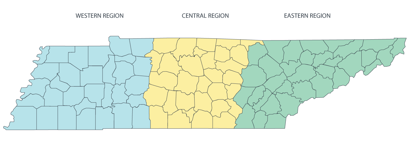 Tennessee map